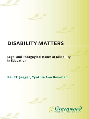 cover image of Disability Matters